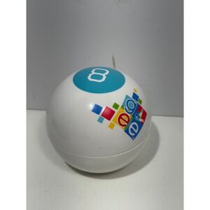 GLEE magic 8 Ball Novelty Toy vintage White Teal‎ Retro Y2K Desk Collectible